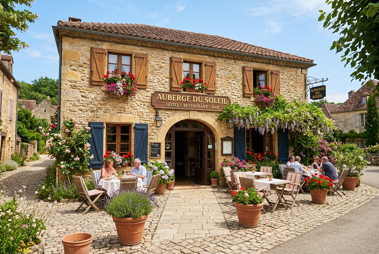 Façade de l'Hôtel Limoux